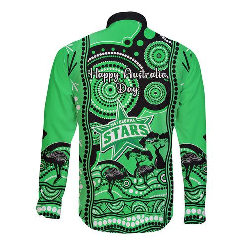 melbourne-stars-cricket-long-sleeve-button-shirt-happy-australia-day-aboriginal-art