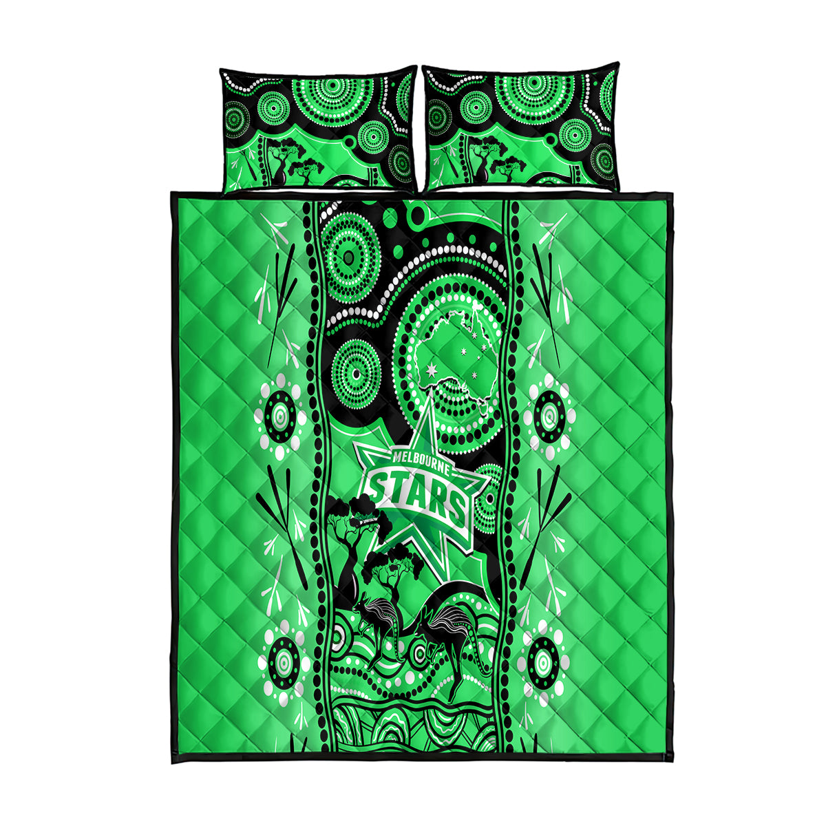 melbourne-stars-cricket-quilt-bed-set-happy-australia-day-aboriginal-art