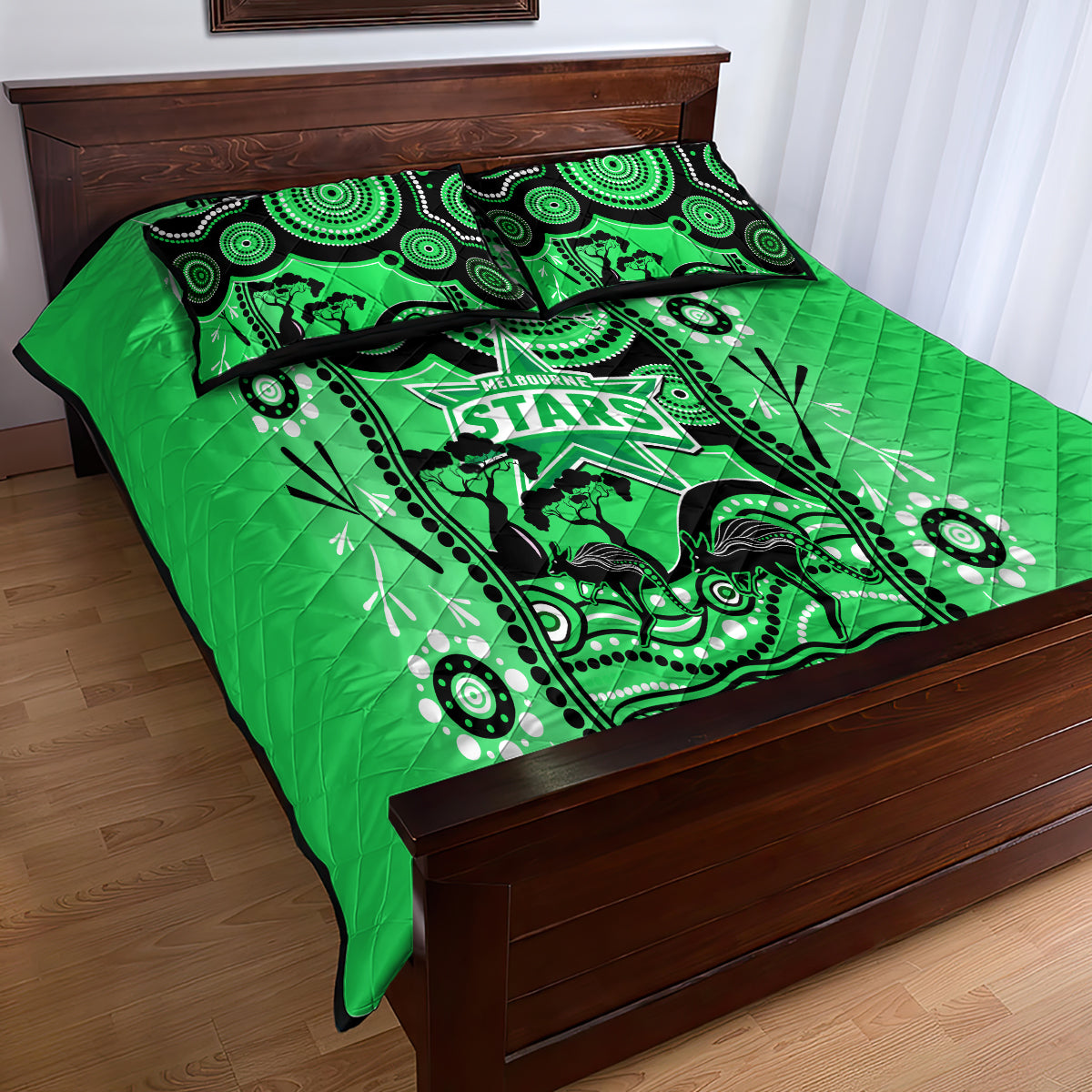 melbourne-stars-cricket-quilt-bed-set-happy-australia-day-aboriginal-art