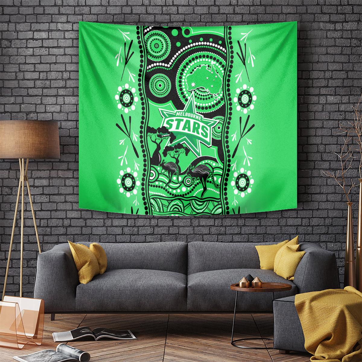 melbourne-stars-cricket-tapestry-happy-australia-day-aboriginal-art