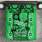 custom-melbourne-stars-cricket-bedding-set-happy-australia-day-aboriginal-art