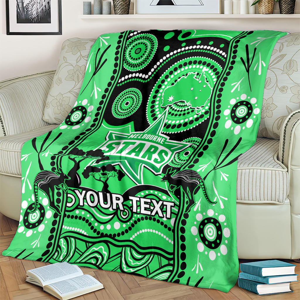 custom-melbourne-stars-cricket-blanket-happy-australia-day-aboriginal-art