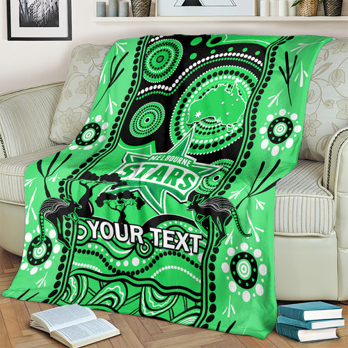 custom-melbourne-stars-cricket-blanket-happy-australia-day-aboriginal-art