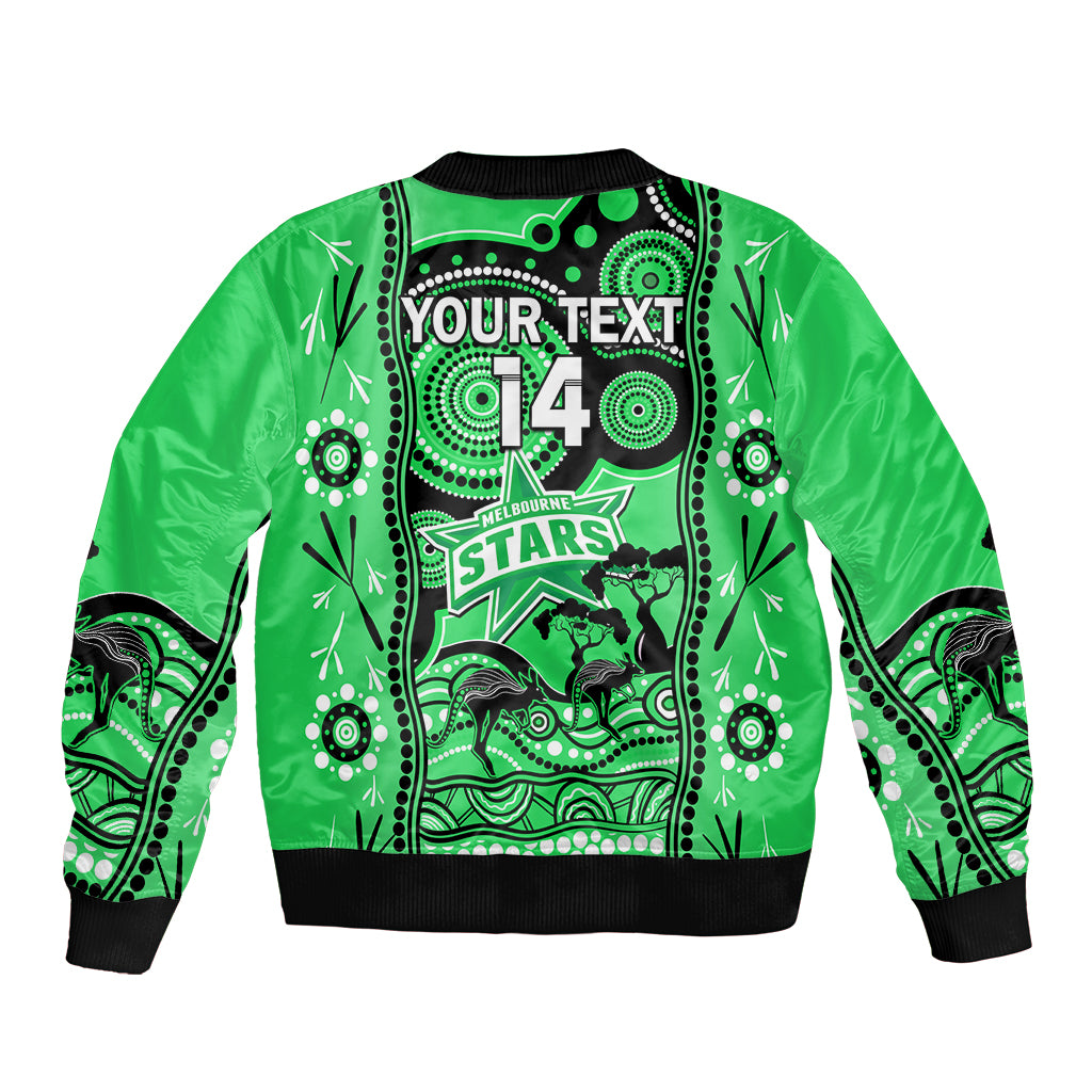 custom-melbourne-stars-cricket-bomber-jacket-happy-australia-day-aboriginal-art