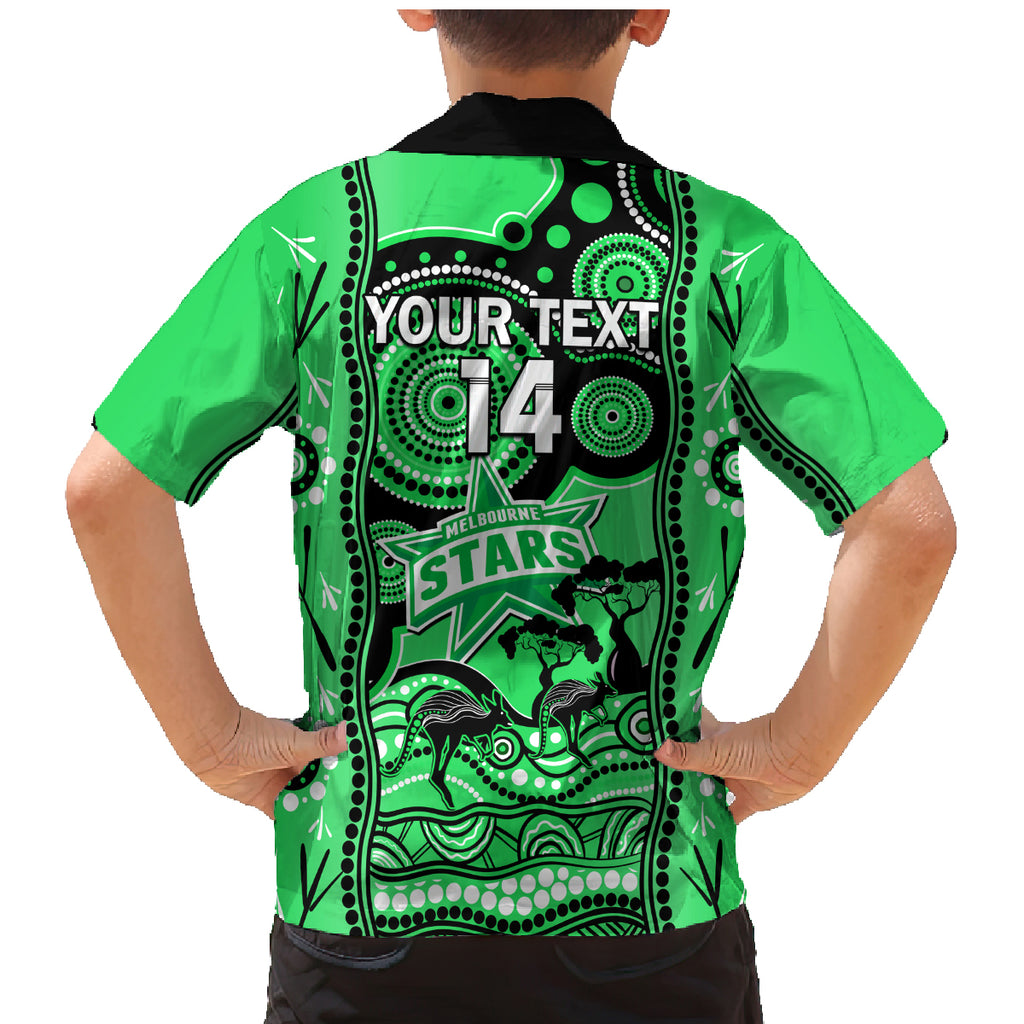 custom-melbourne-stars-cricket-family-matching-mermaid-dress-and-hawaiian-shirt-happy-australia-day-aboriginal-art