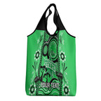 Custom Melbourne Stars Cricket Grocery Bag Happy Australia Day Aboriginal Art