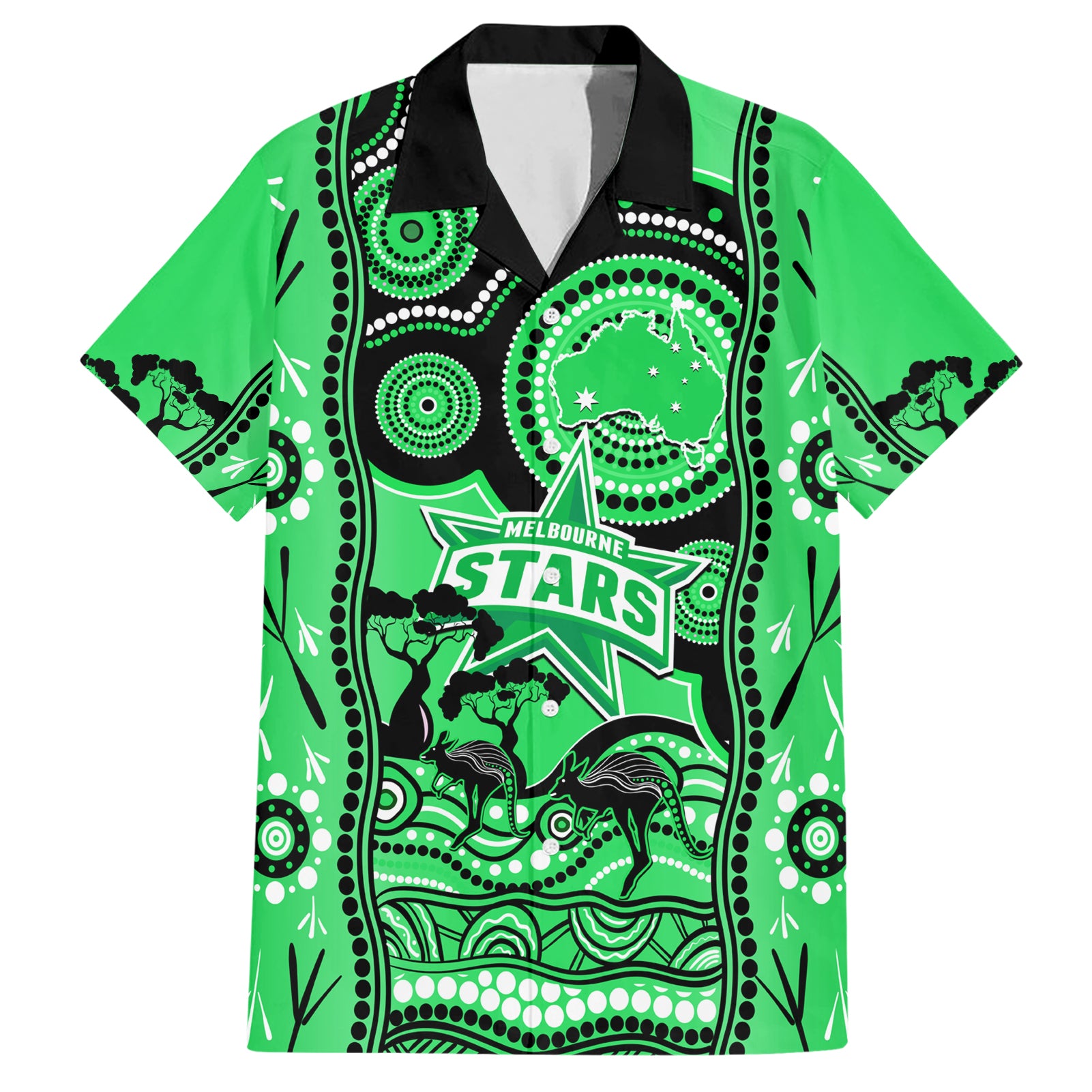 custom-melbourne-stars-cricket-hawaiian-shirt-happy-australia-day-aboriginal-art