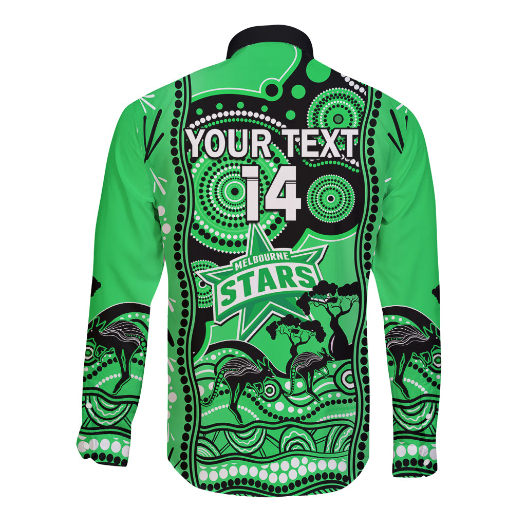 custom-melbourne-stars-cricket-long-sleeve-button-shirt-happy-australia-day-aboriginal-art