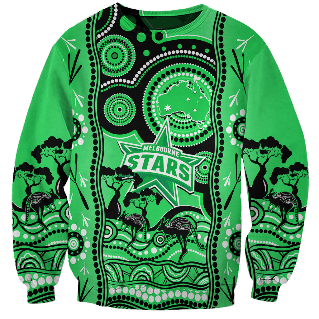 custom-melbourne-stars-cricket-sweatshirt-happy-australia-day-aboriginal-art