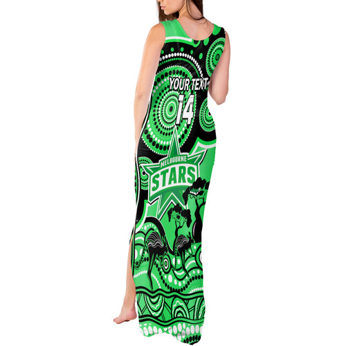 custom-melbourne-stars-cricket-tank-maxi-dress-happy-australia-day-aboriginal-art