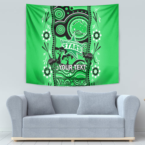 custom-melbourne-stars-cricket-tapestry-happy-australia-day-aboriginal-art