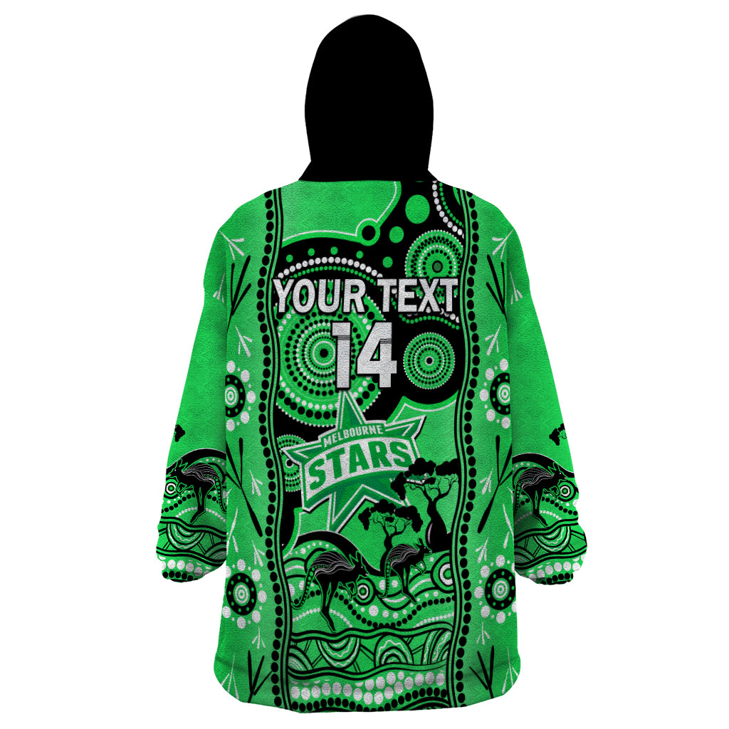 custom-melbourne-stars-cricket-wearable-blanket-hoodie-happy-australia-day-aboriginal-art