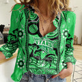custom-melbourne-stars-cricket-women-casual-shirt-happy-australia-day-aboriginal-art