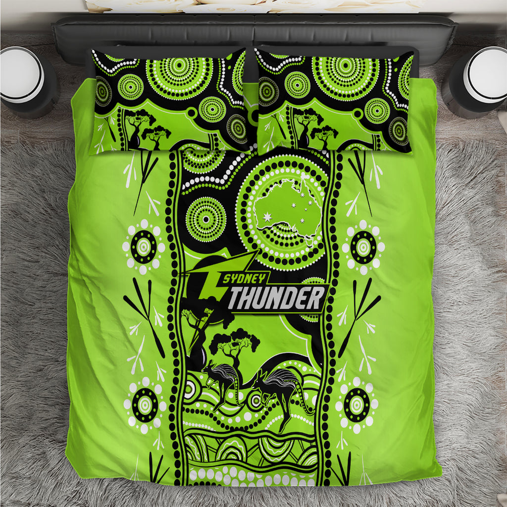 sydney-thunder-cricket-bedding-set-happy-australia-day-aboriginal-art