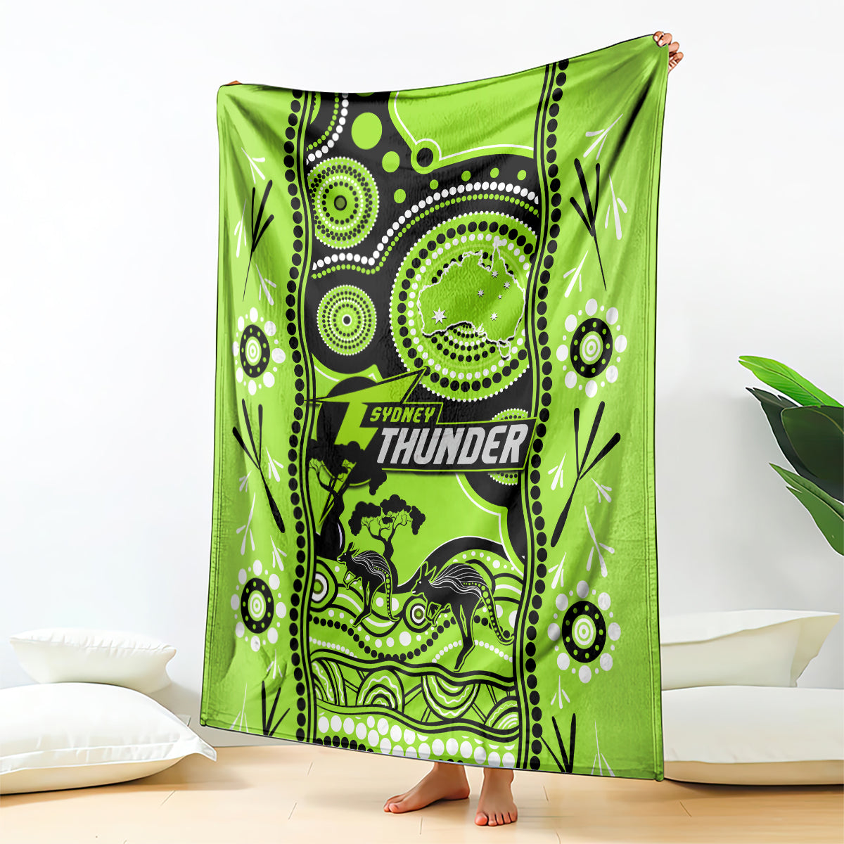 sydney-thunder-cricket-blanket-happy-australia-day-aboriginal-art