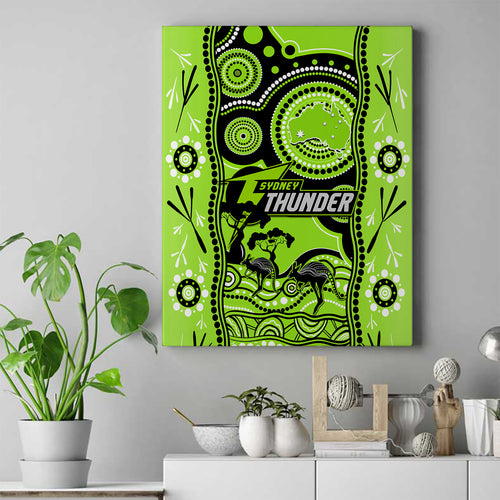 sydney-thunder-cricket-canvas-wall-art-happy-australia-day-aboriginal-art