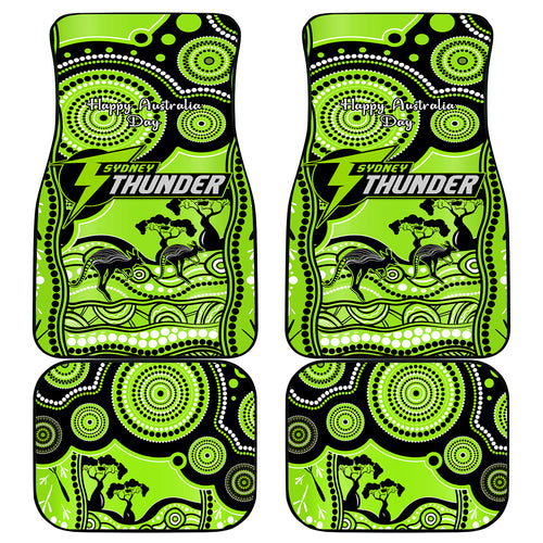 sydney-thunder-cricket-car-mats-happy-australia-day-aboriginal-art