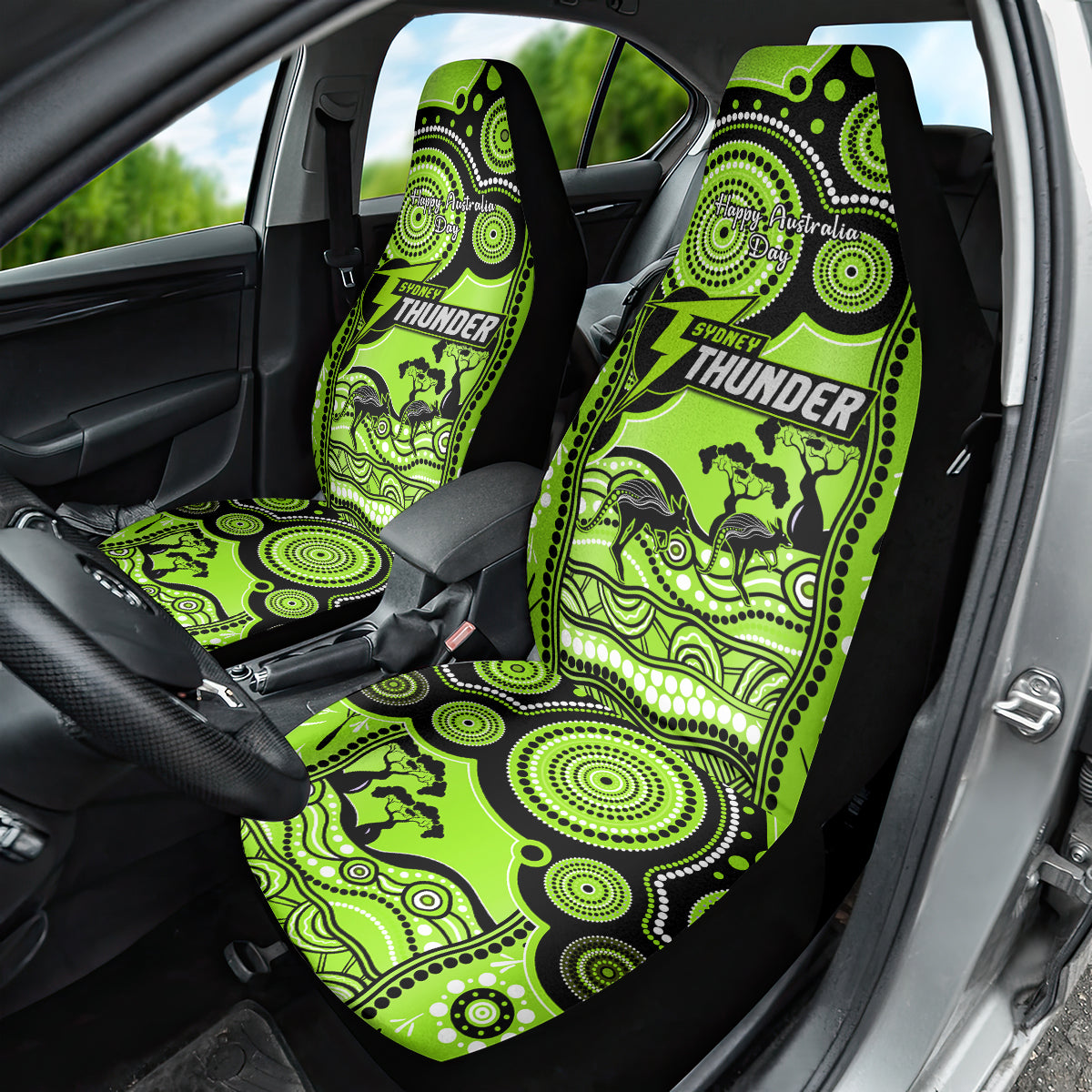 sydney-thunder-cricket-car-seat-cover-happy-australia-day-aboriginal-art