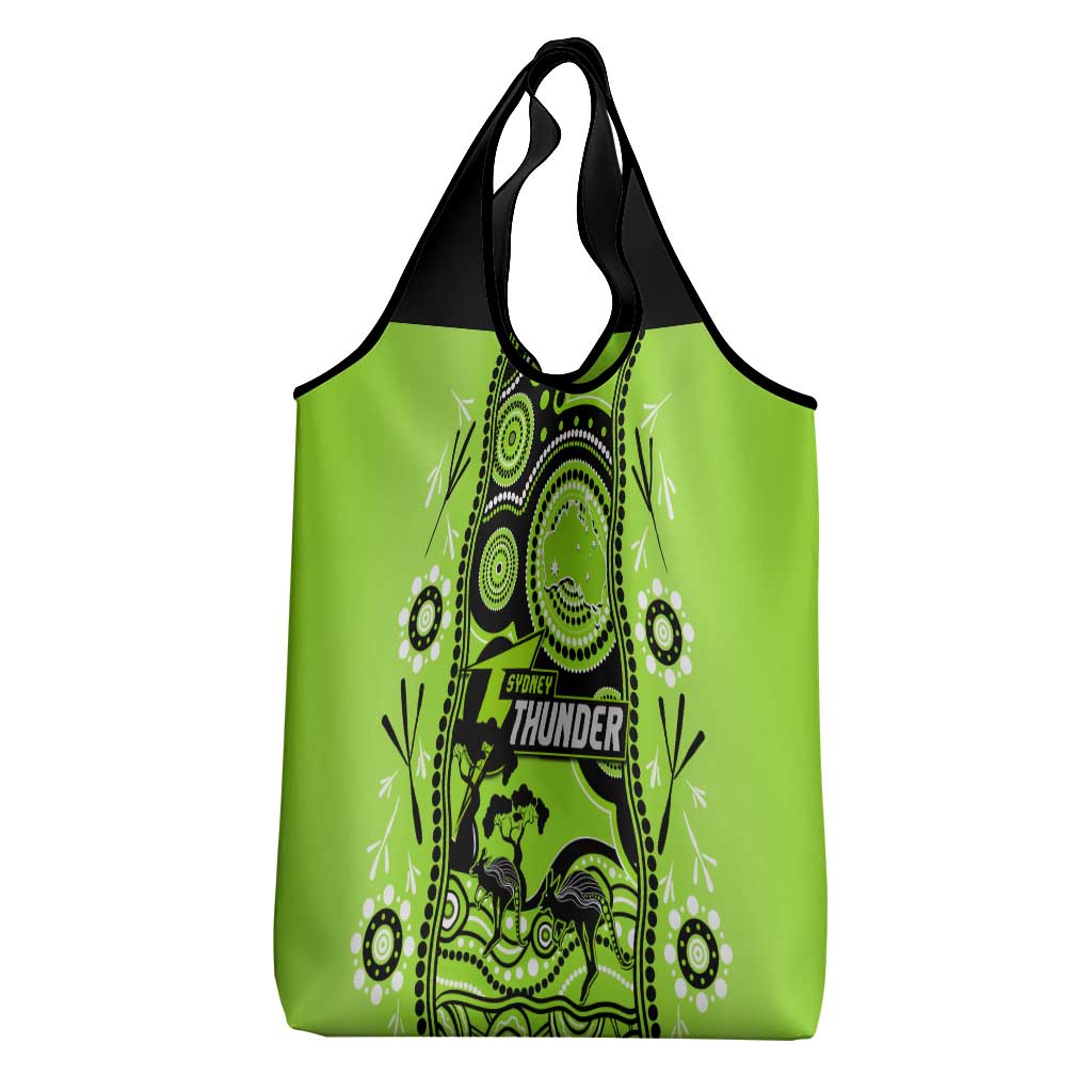 Sydney Thunder Cricket Grocery Bag Happy Australia Day Aboriginal Art