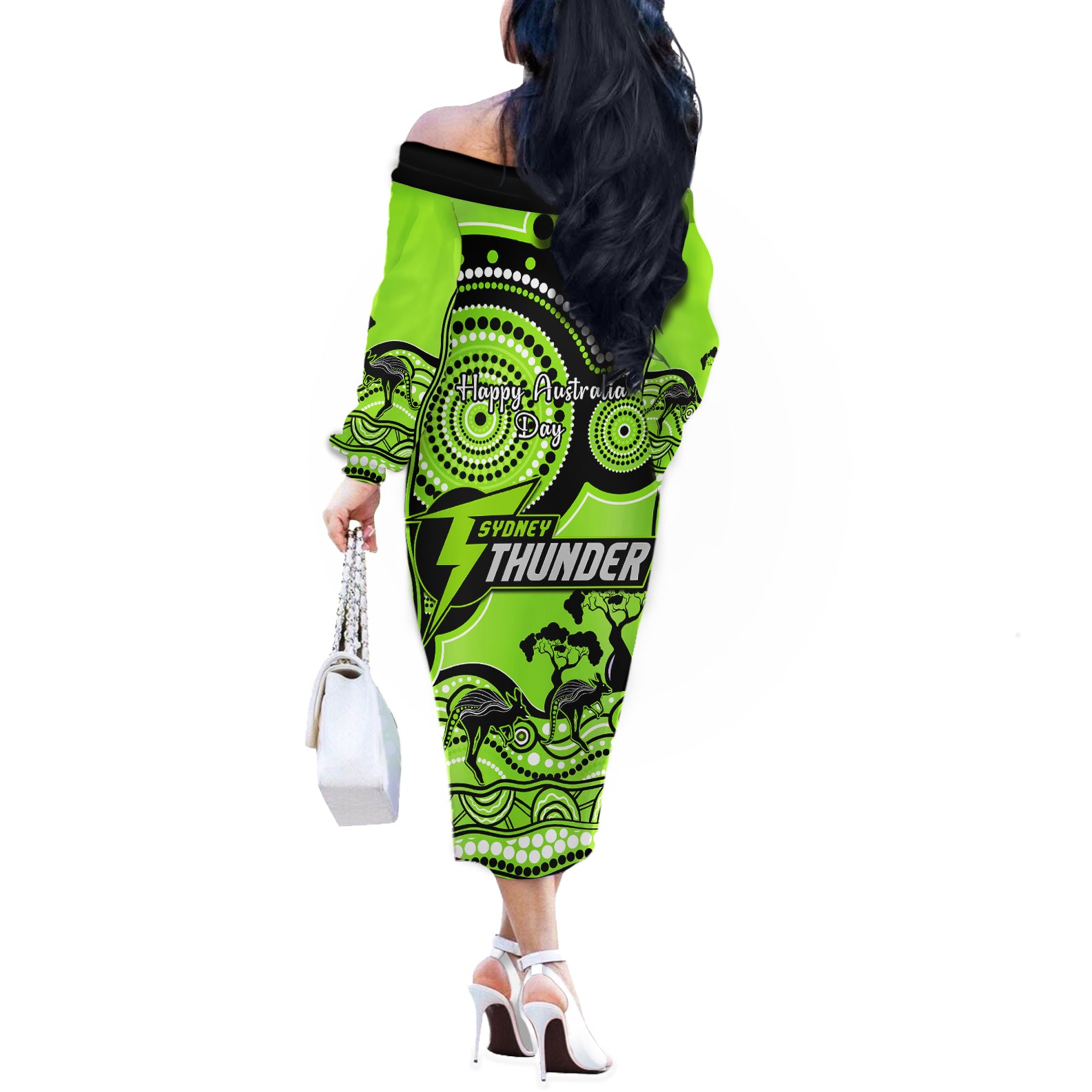 sydney-thunder-cricket-off-the-shoulder-long-sleeve-dress-happy-australia-day-aboriginal-art