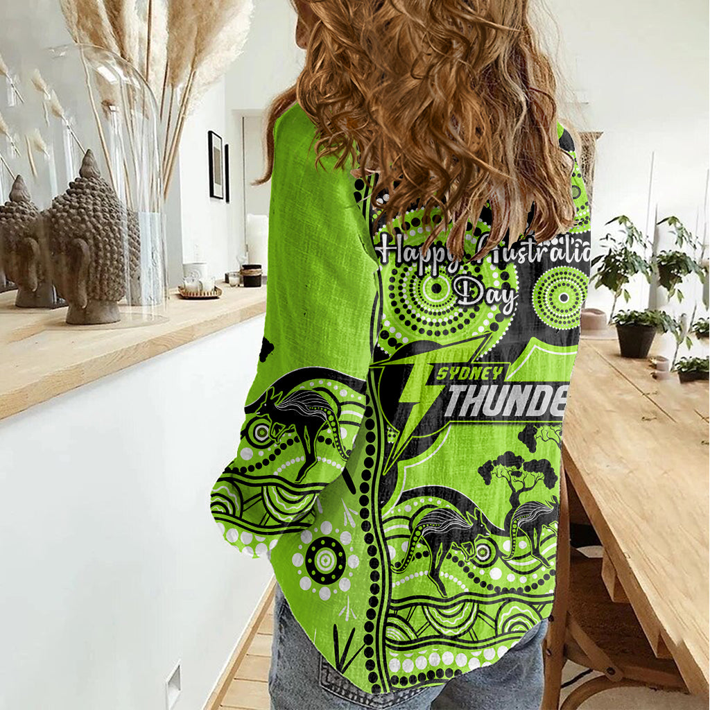 sydney-thunder-cricket-women-casual-shirt-happy-australia-day-aboriginal-art