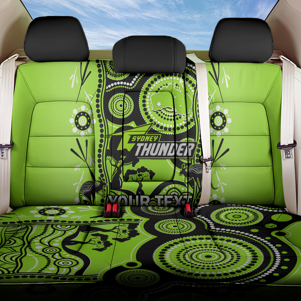 custom-sydney-thunder-cricket-back-car-seat-cover-happy-australia-day-aboriginal-art