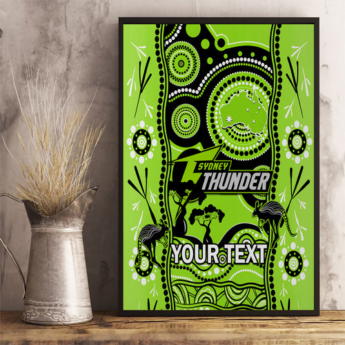 custom-sydney-thunder-cricket-canvas-wall-art-happy-australia-day-aboriginal-art