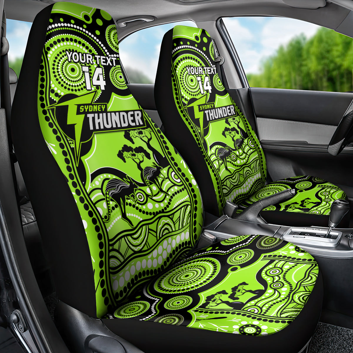 custom-sydney-thunder-cricket-car-seat-cover-happy-australia-day-aboriginal-art