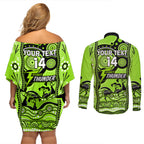 custom-sydney-thunder-cricket-couples-matching-off-shoulder-short-dress-and-long-sleeve-button-shirt-happy-australia-day-aboriginal-art