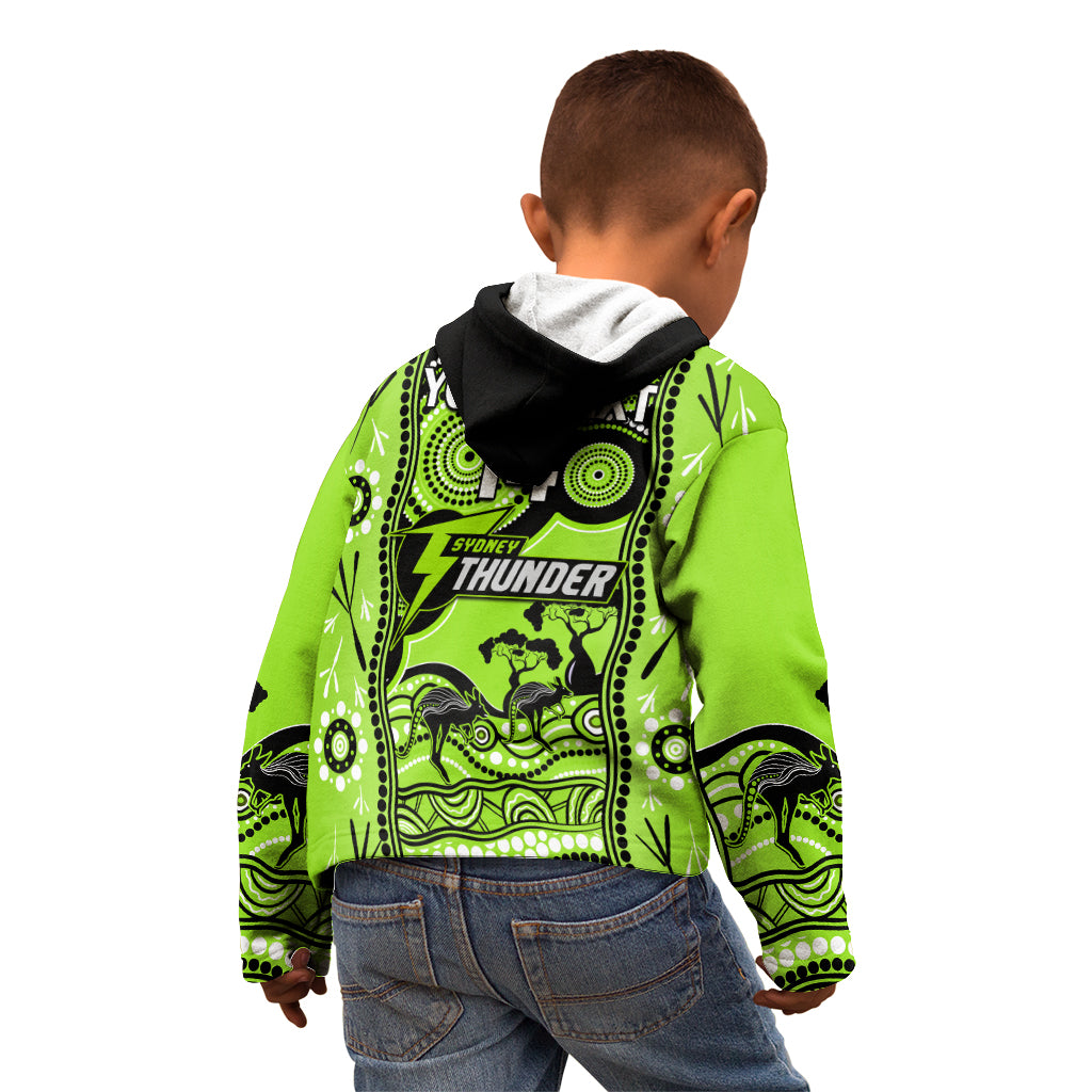 custom-sydney-thunder-cricket-kid-hoodie-happy-australia-day-aboriginal-art