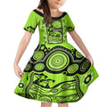 custom-sydney-thunder-cricket-kid-short-sleeve-dress-happy-australia-day-aboriginal-art