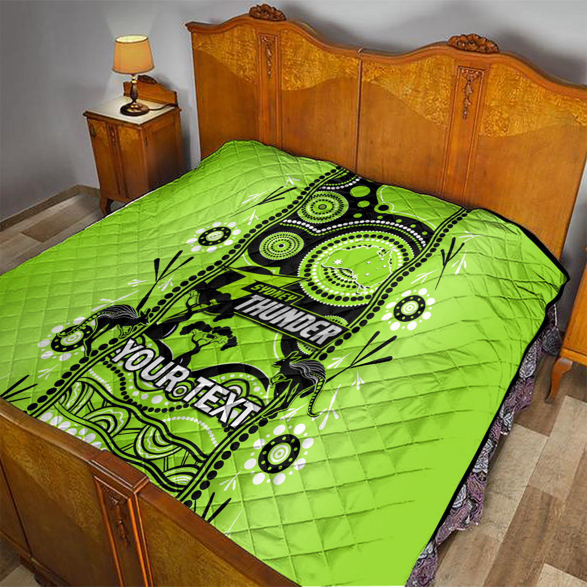 custom-sydney-thunder-cricket-quilt-happy-australia-day-aboriginal-art