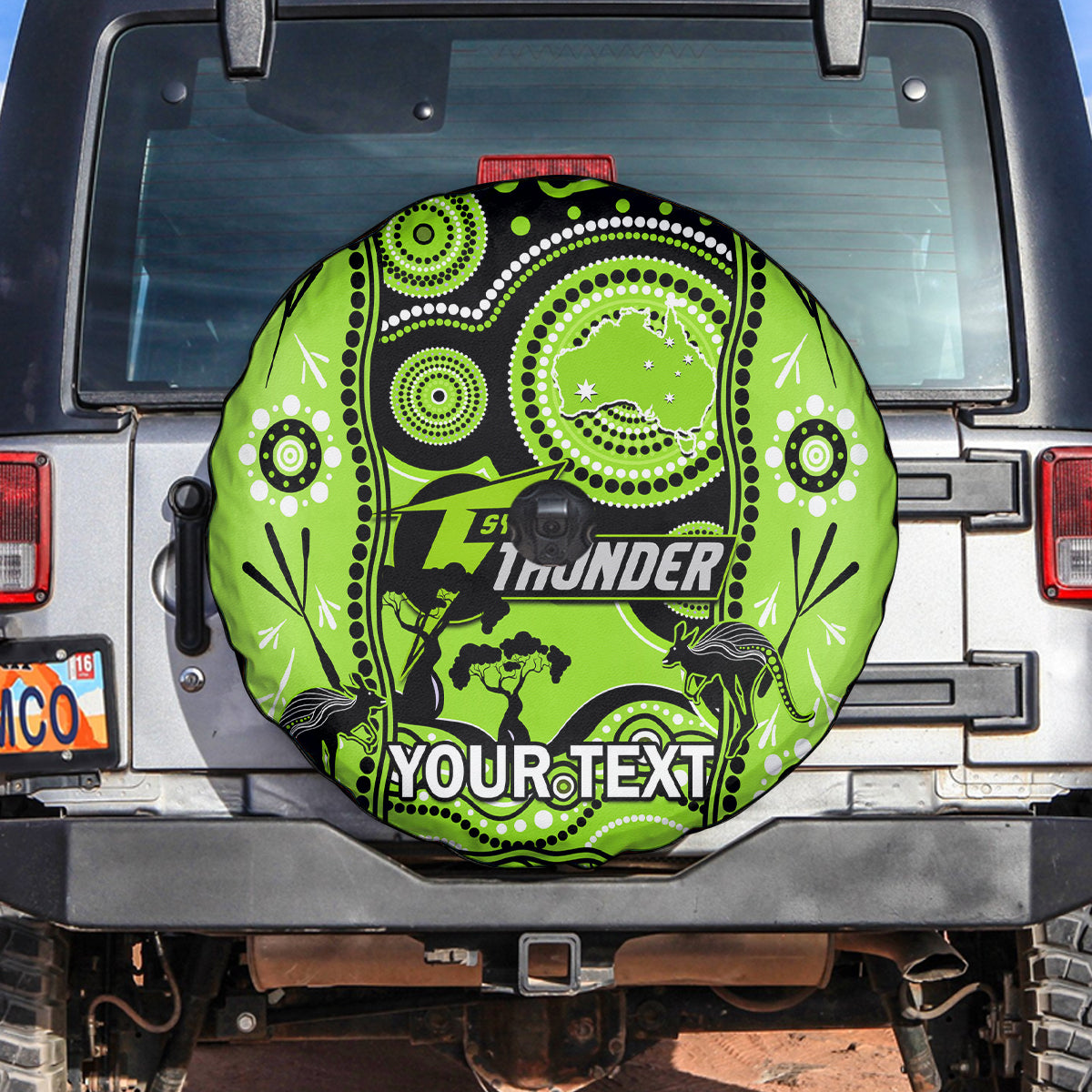 custom-sydney-thunder-cricket-spare-tire-cover-happy-australia-day-aboriginal-art