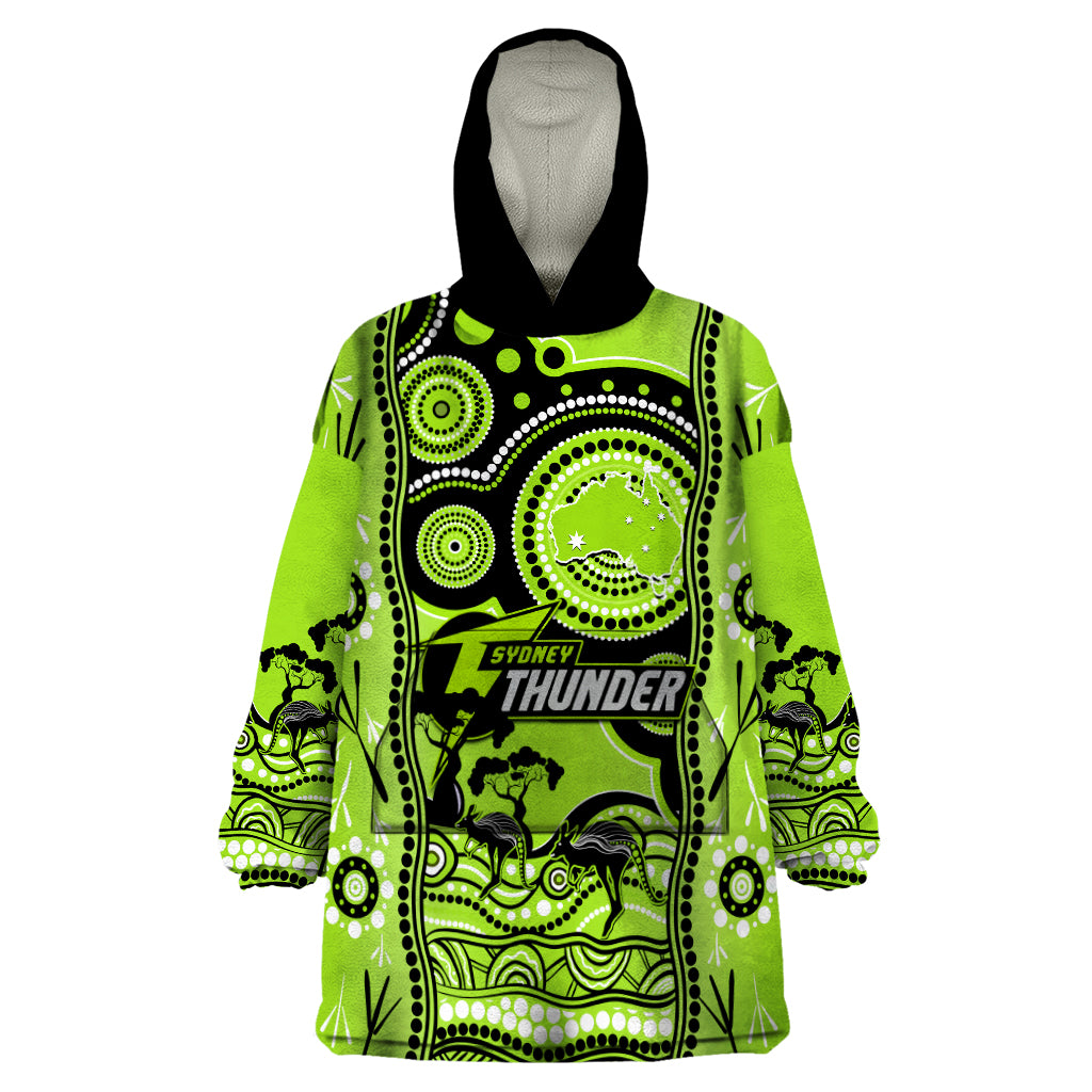 custom-sydney-thunder-cricket-wearable-blanket-hoodie-happy-australia-day-aboriginal-art