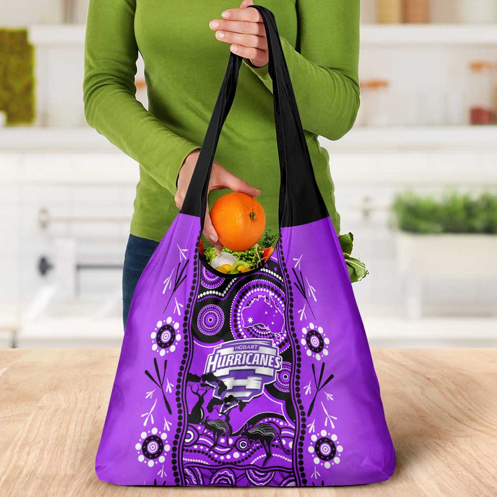 Hobart Hurricanes Cricket Grocery Bag Happy Australia Day Aboriginal Art