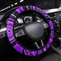 Hobart Hurricanes Cricket Steering Wheel Cover Happy Australia Day Aboriginal Art