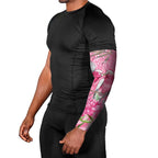 Australia Pink Galah Arm Sleeves Rose-breasted Cockatoo Waratah Indigenous Art - Aussie Hoodie