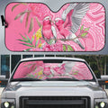 Australia Pink Galah Auto Sun Shade Rose-breasted Cockatoo Waratah Indigenous Art - Aussie Hoodie
