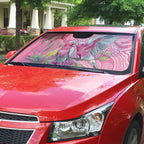 Australia Pink Galah Auto Sun Shade Rose-breasted Cockatoo Waratah Indigenous Art - Aussie Hoodie