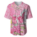 Australia Pink Galah Baseball Jersey Rose-breasted Cockatoo Waratah Indigenous Art - Aussie Hoodie