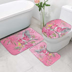 Australia Pink Galah Bathroom Set Rose-breasted Cockatoo Waratah Indigenous Art - Aussie Hoodie
