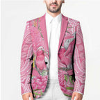 Australia Pink Galah Blazer Rose-breasted Cockatoo Waratah Indigenous Art - Aussie Hoodie