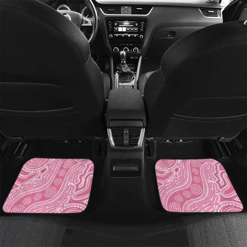 Australia Pink Galah Car Mats Rose-breasted Cockatoo Waratah Indigenous Art - Aussie Hoodie