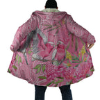 Australia Pink Galah Cloak Rose-breasted Cockatoo Waratah Indigenous Art - Aussie Hoodie