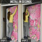 Australia Pink Galah Door Cover Rose-breasted Cockatoo Waratah Indigenous Art - Aussie Hoodie