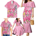 Australia Pink Galah Family Matching Mermaid Dress and Hawaiian Shirt Rose-breasted Cockatoo Waratah Indigenous Art - Aussie Hoodie