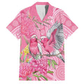 Australia Pink Galah Family Matching Mermaid Dress and Hawaiian Shirt Rose-breasted Cockatoo Waratah Indigenous Art - Aussie Hoodie