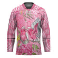 Australia Pink Galah Hockey Jersey Rose-breasted Cockatoo Waratah Indigenous Art - Aussie Hoodie