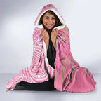 Australia Pink Galah Hooded Blanket Rose-breasted Cockatoo Waratah Indigenous Art - Aussie Hoodie