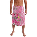 Australia Pink Galah Lavalava Rose-breasted Cockatoo Waratah Indigenous Art - Aussie Hoodie